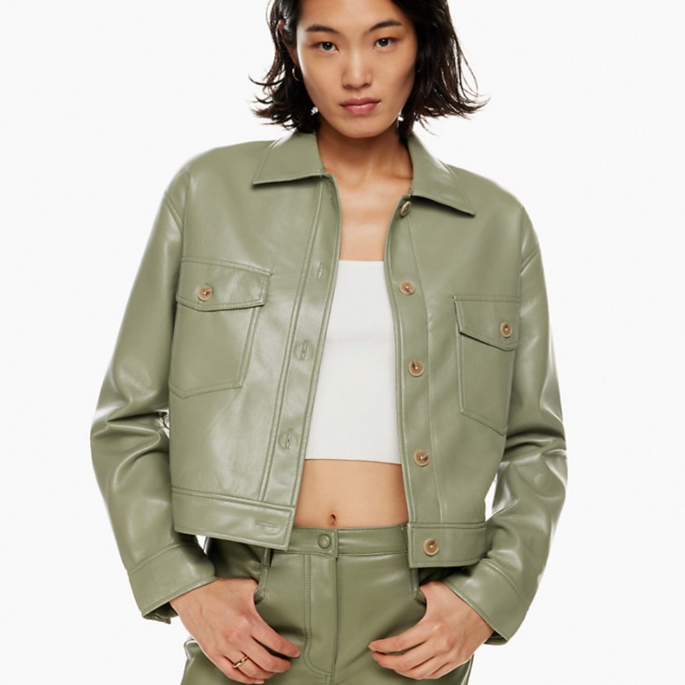 Wilfred vegan leather jacket